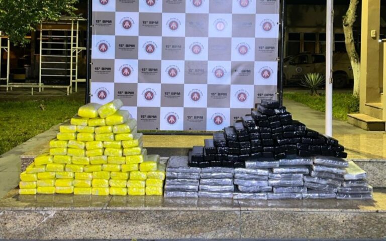 Polícia apreende 218 kg de drogas e captura dois traficantes em Itabuna