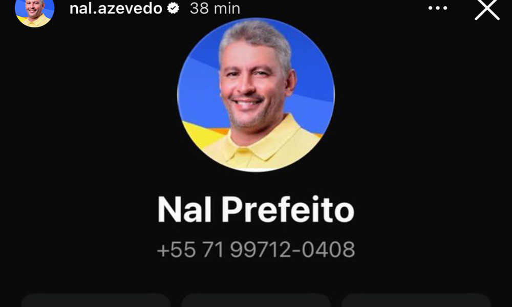 Bandidos usam foto do prefeito de Guanambi para aplicar golpes via WhatsApp