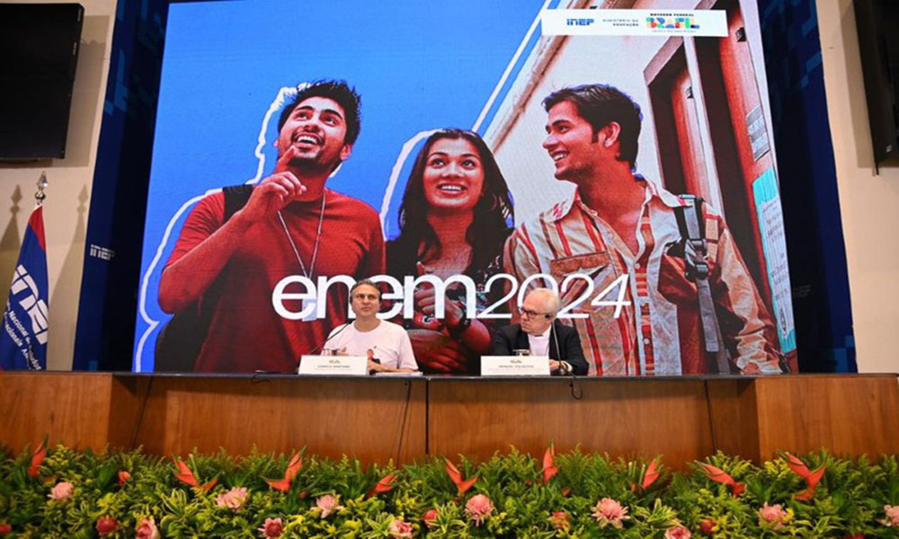 3,15 milhões de estudantes participaram da primeira etapa do Enem 2024