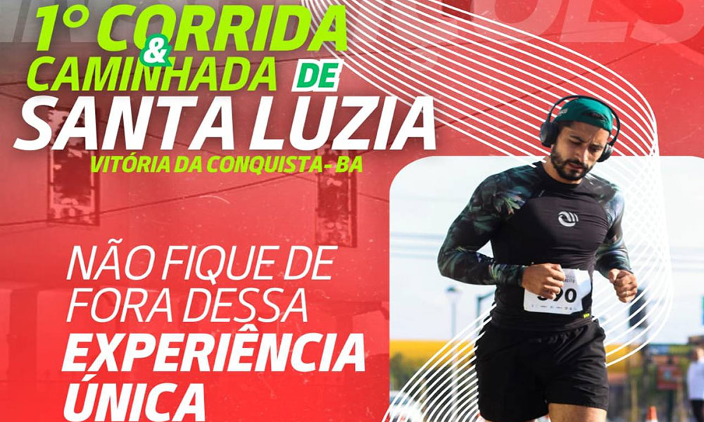Corrida de Santa Luzia acontecerá dia 7 de dezembro em Vitória da Conquista