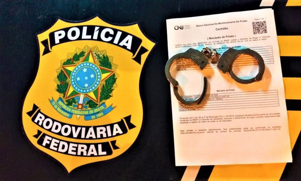 Suspeito de homicídio é preso pela PRF horas após o crime na BR-242, em Seabra