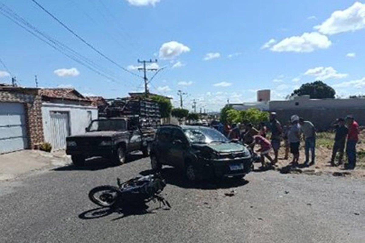 Adolescente fica ferido após sinistro de trânsito em Palmas de Monte Alto