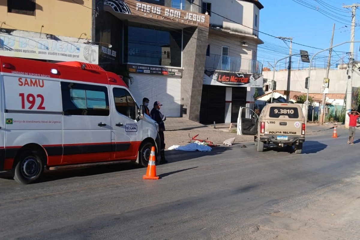 Ciclista morre após ser atropelado por caminhão na BR-430, em Bom Jesus da Lapa