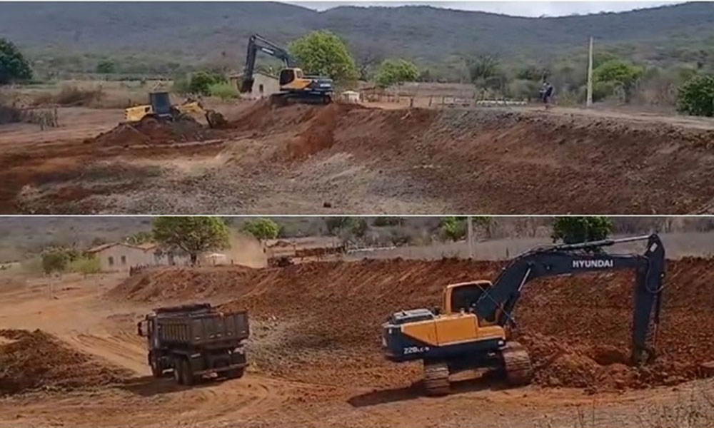 Prefeitura intensifica limpeza de aguadas na zona rural de Livramento de Nossa Senhora