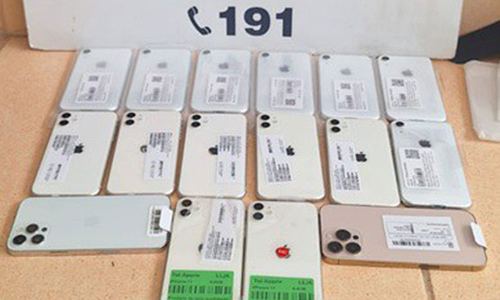 PRF apreende celulares importados irregularmente em Poções