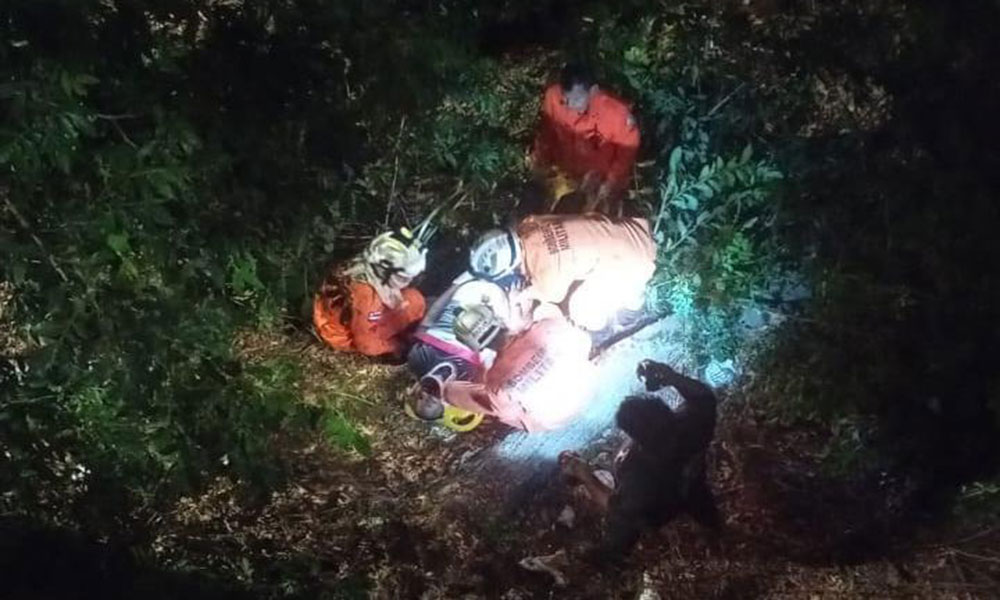 Homem é resgatado após cair de aproximadamente 5 metros na Orla do Cais em Barreiras 