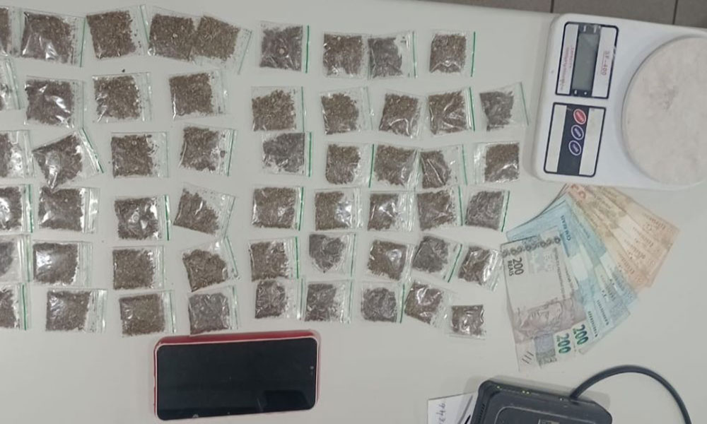 Homem é preso por tráfico de drogas em Encruzilhada