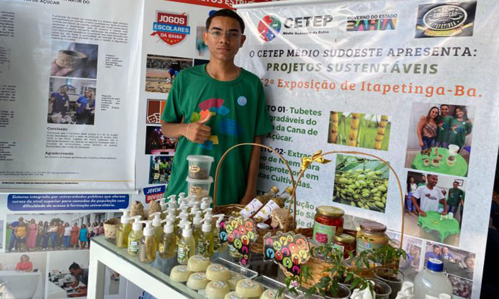 Estudantes apresentam projetos científicos e culturais na 52ª Exposição Agropecuária de Itapetinga