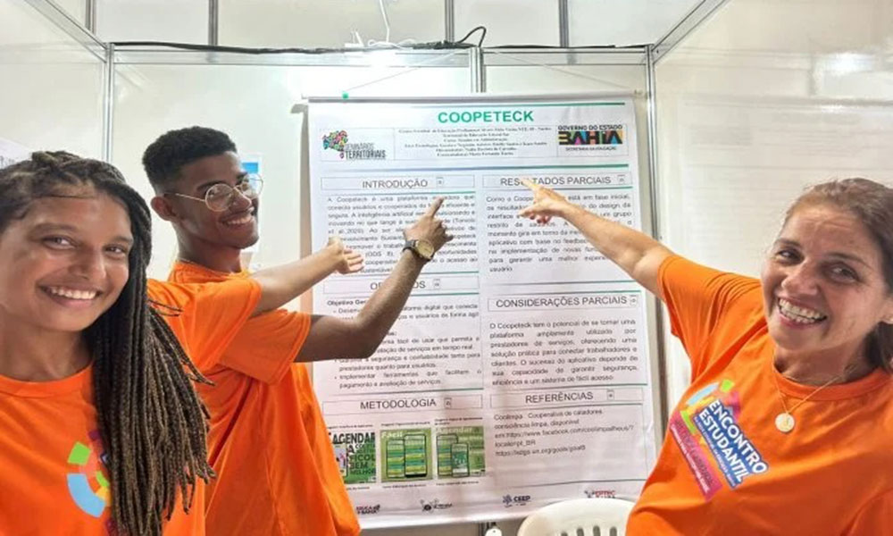 Estudantes da rede estadual criam aplicativo para incentivar coleta seletiva em Ilhéus