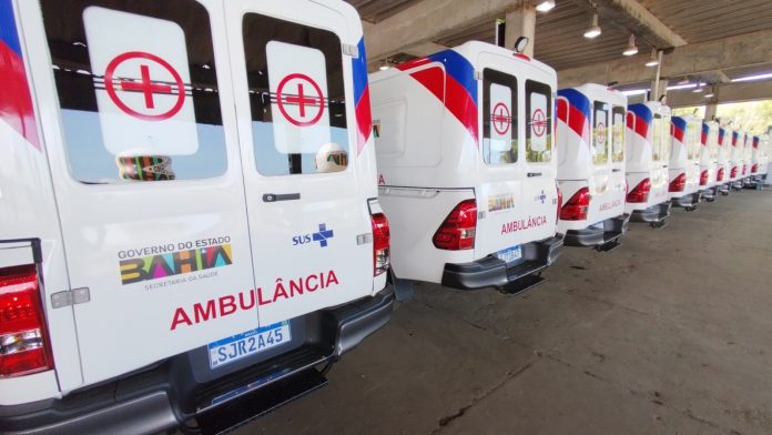Novas ambulâncias e equipamentos reforçam estrutura dos municípios e a assistência primária em saúde na Bahia