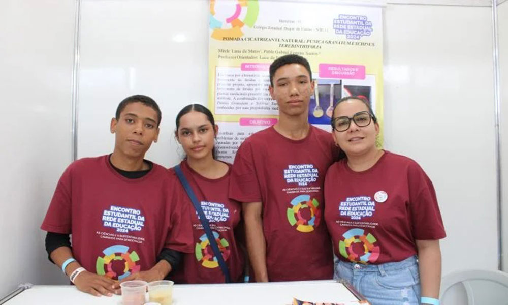 Estudantes de Barreiras desenvolvem pomada cicatrizante à base de romã e aroeira