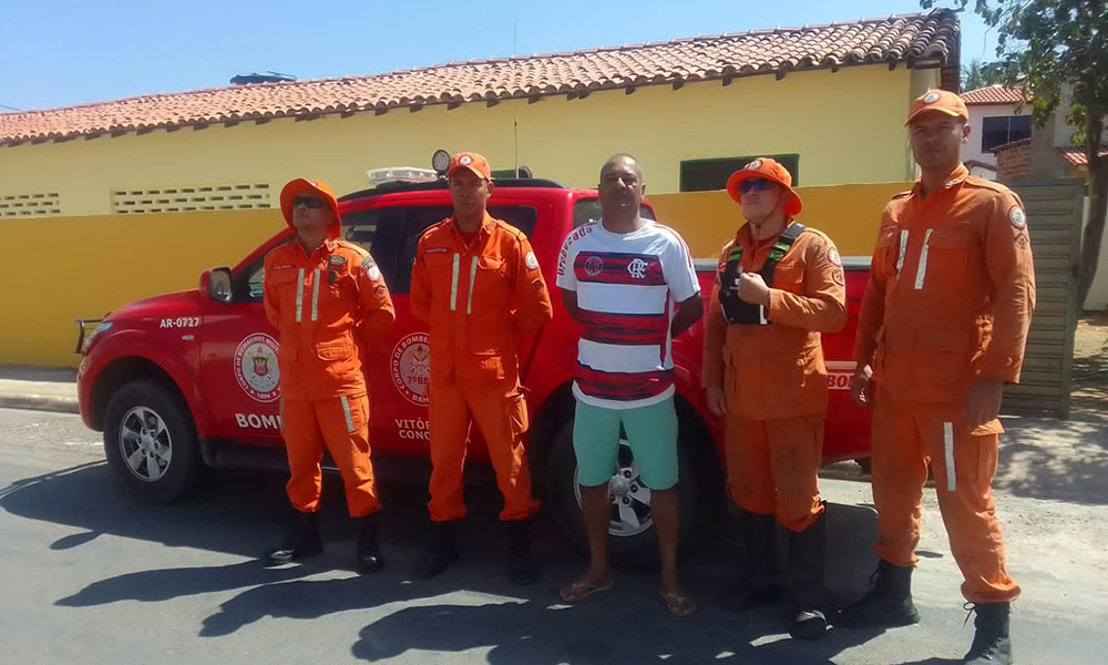 Bombeiros são acionados para ajudar no combate a incêndio na zona rural de Rio de Contas