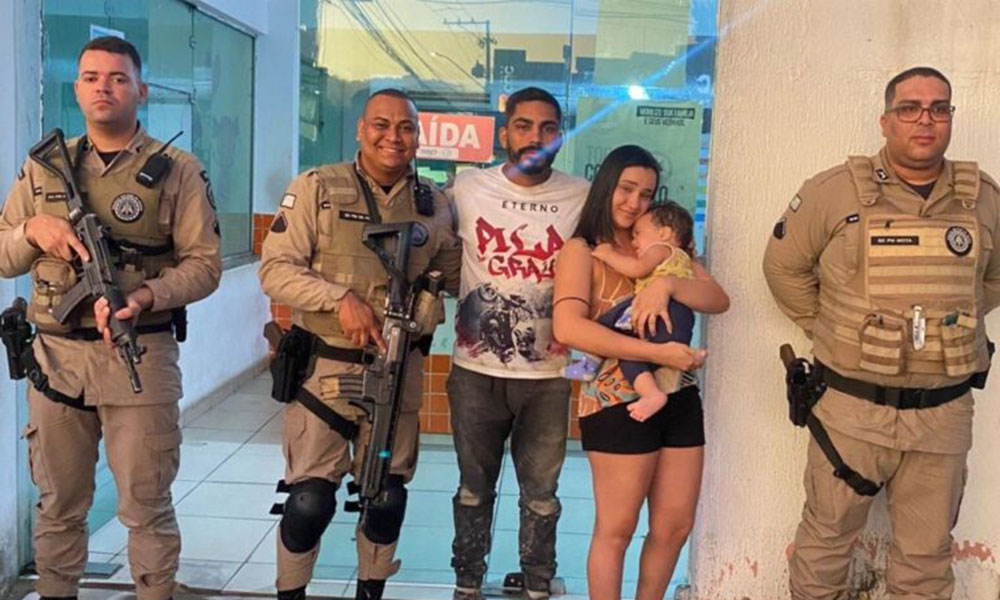 Policiais militares salvam vida de bebê em Teixeira de Freitas