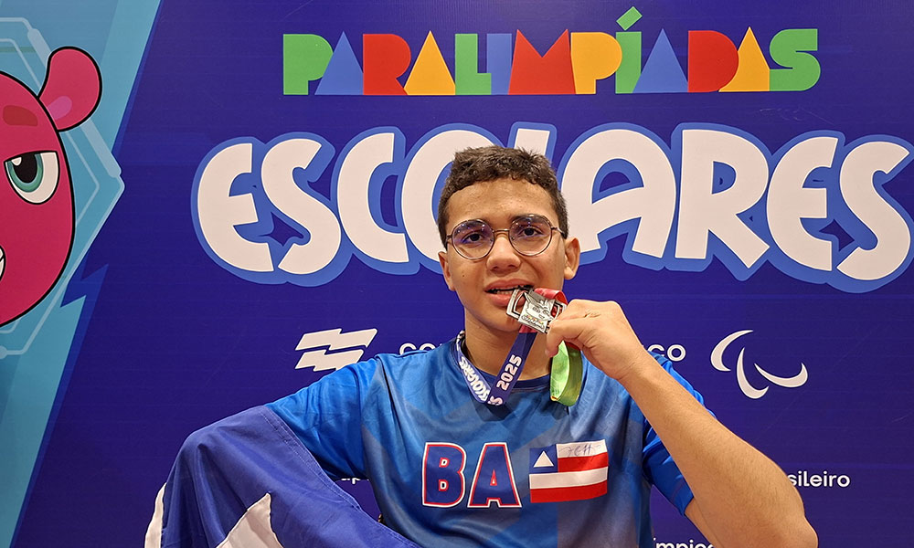 Atleta de Licínio de Almeida é único baiano em projeto paralímpico nacional do CPB