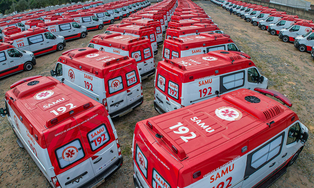 Ministério da Saúde entrega 27 novas ambulâncias do SAMU para a Bahia