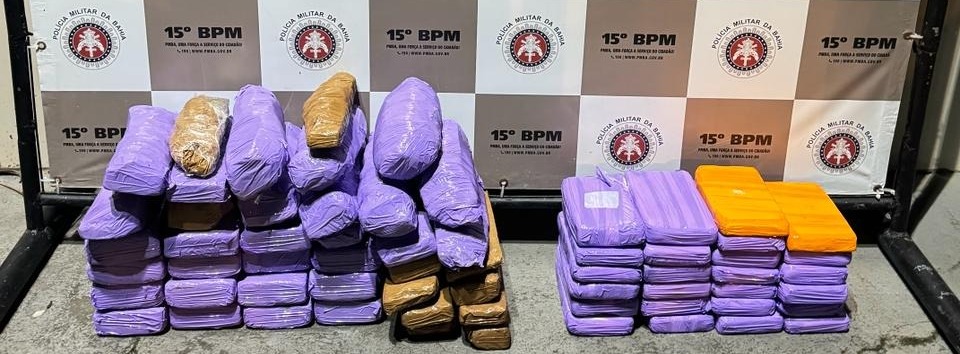 Polícia Militar apreende 65kg de drogas no sul do estado