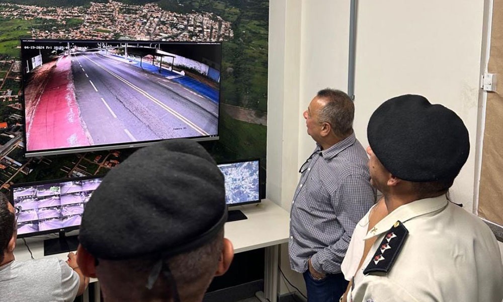 4ª CIPM inaugura Sistema de Videomonitoramento em Oliveira dos Brejinhos