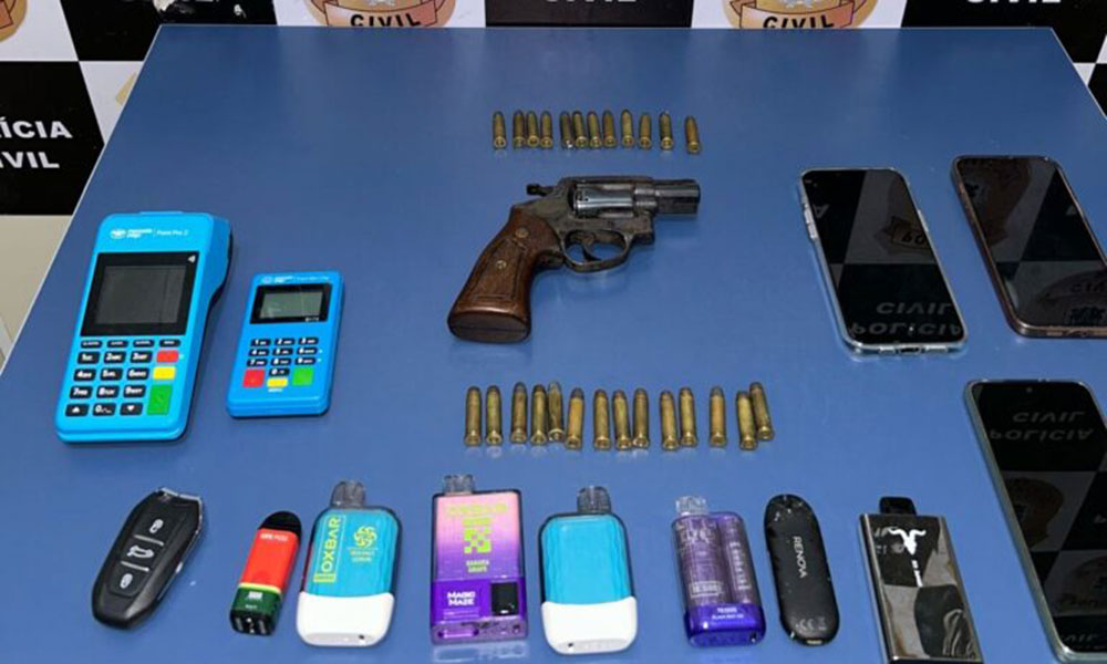 Homem é preso com munições e cigarros eletrônicos em Vitória da Conquista
