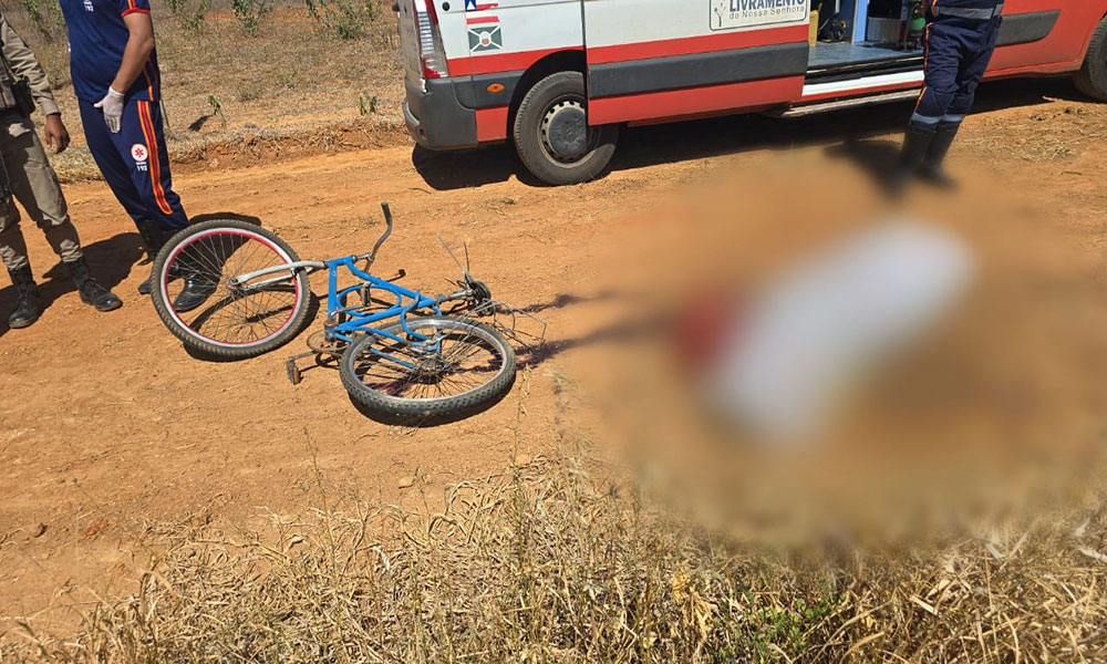 Ciclista de 55 anos morre atropelado na BA-152, em Livramento de Nossa Senhora