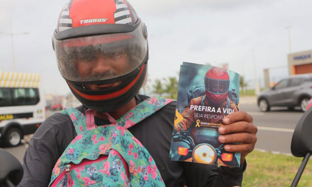 Motociclistas são maioria (44,5%) das vítimas fatais de acidentes de trânsito na Bahia