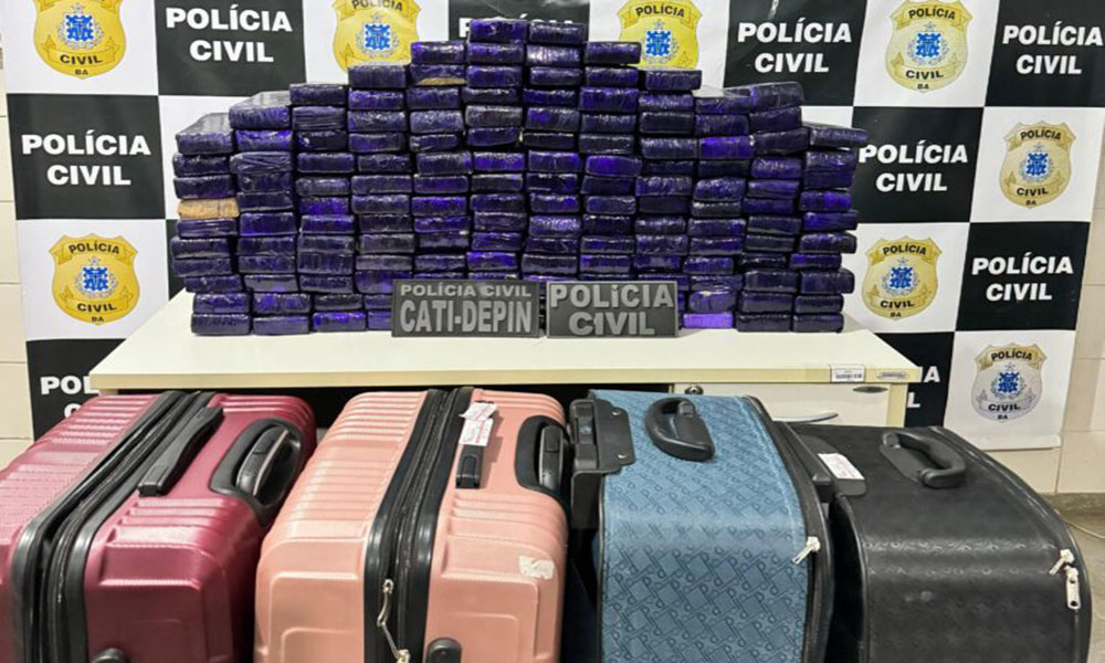 Polícia apreende cem quilos de maconha em Guanambi