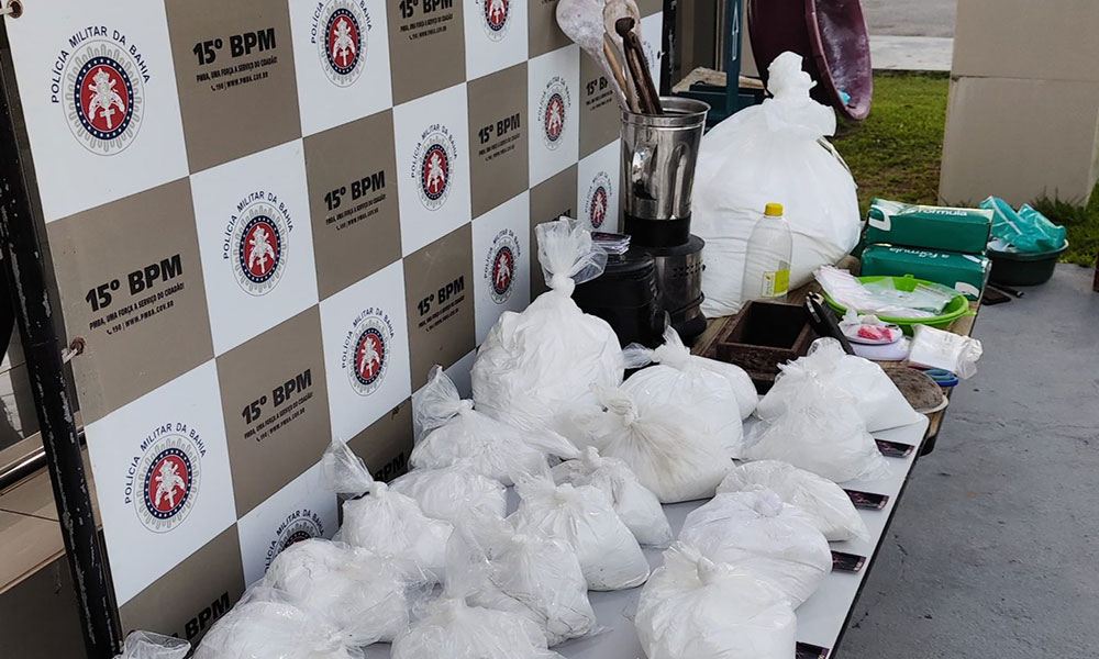 PM apreende 39 Kg de cocaína em Itabuna