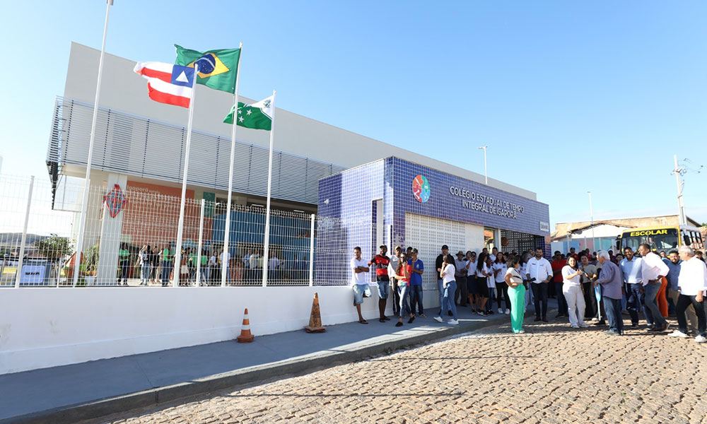 Novo colégio de tempo integral é entregue pelo Governo do Estado em Igaporã