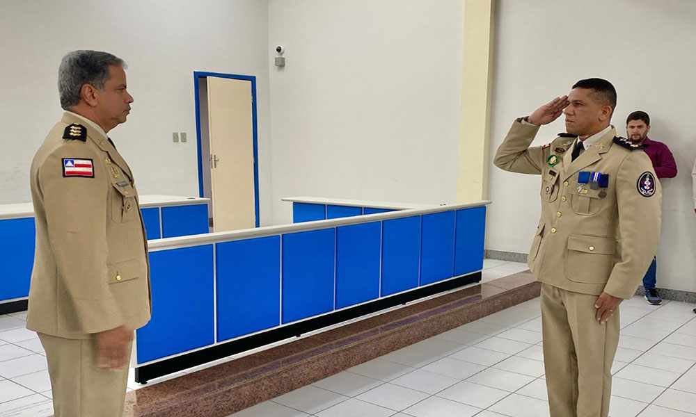 Major Souza Gomes assume comando da 4ª CIPM de Macaúbas