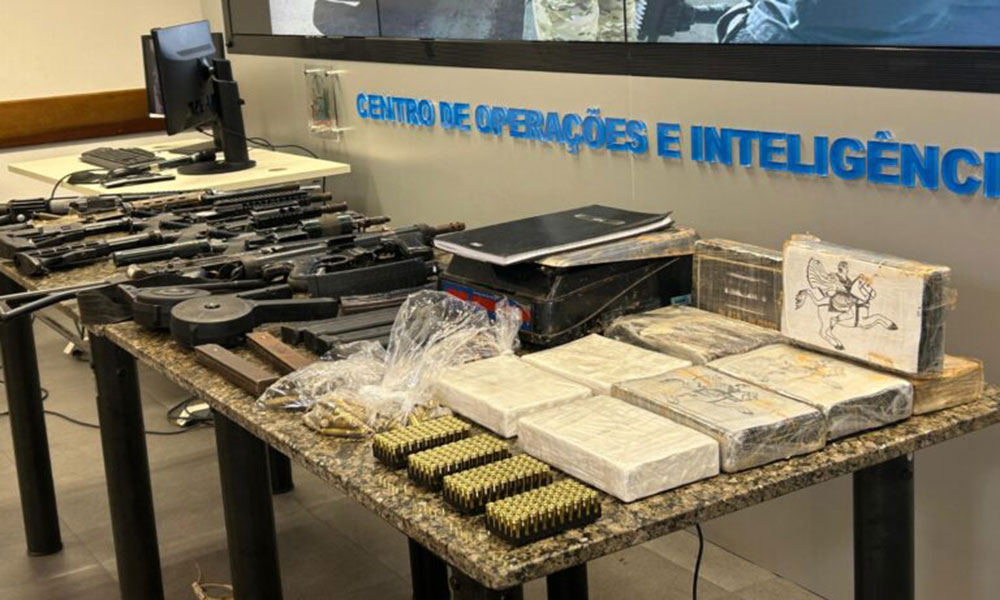 Cerca de três mil armas de fogo foram retiradas de circulação no primeiro semestre de 2024 na Bahia