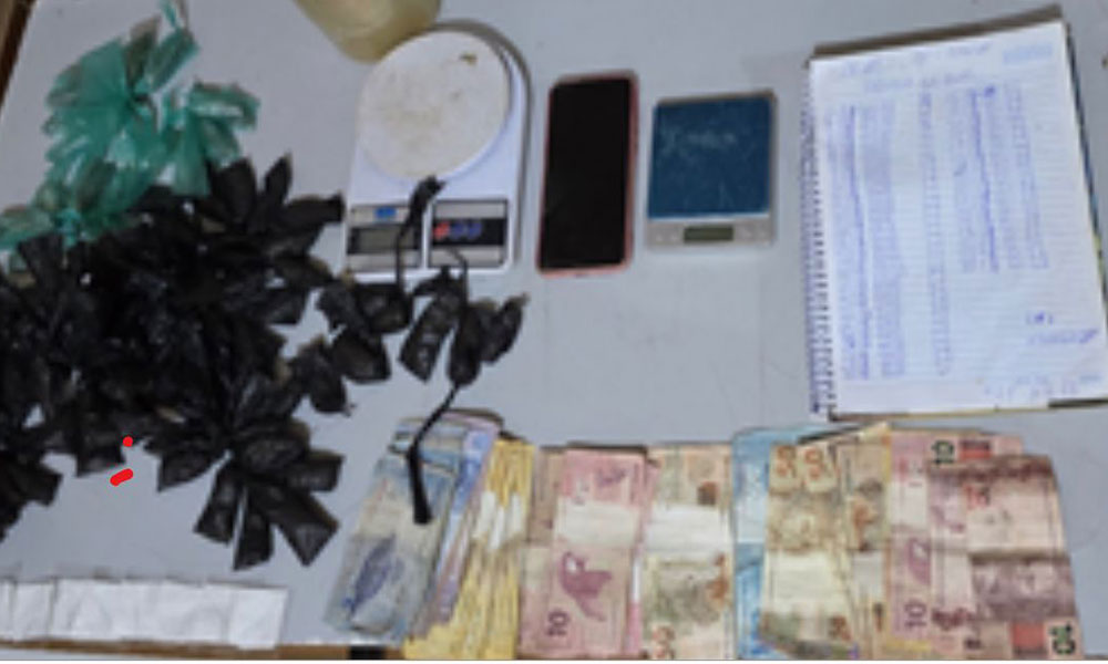 PM prende homem por tráfico de drogas em Encruzilhada