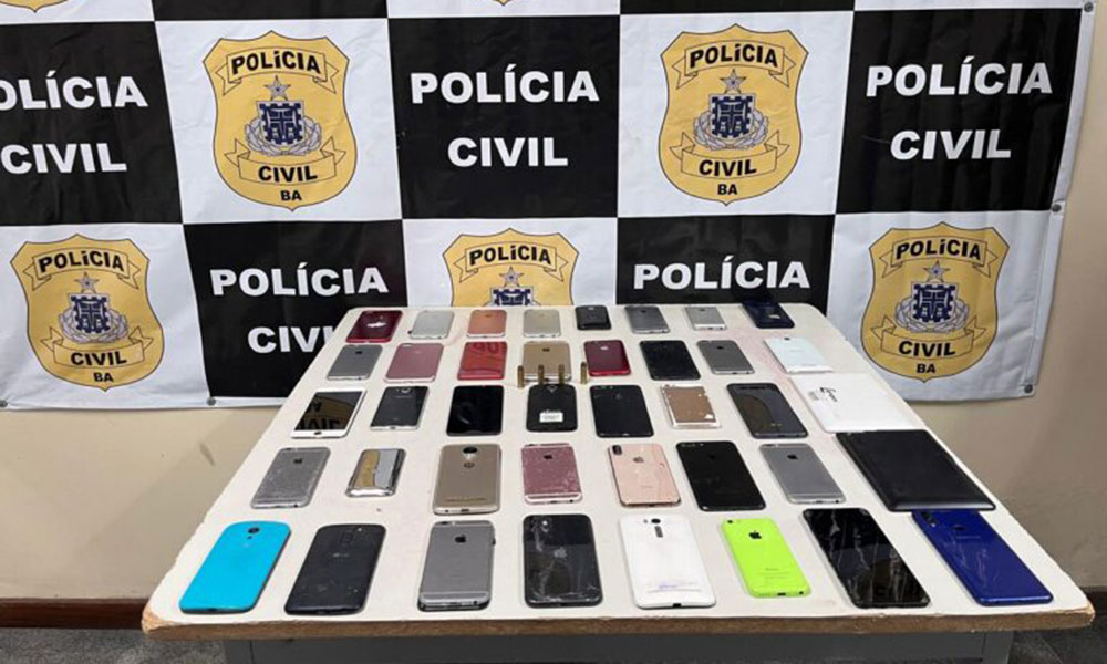 Polícia Civil recupera mais de 150 celulares em Feira de Santana