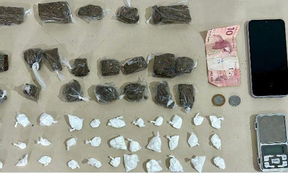 Suspeito de tráfico é preso pela PM em Vitória da Conquista