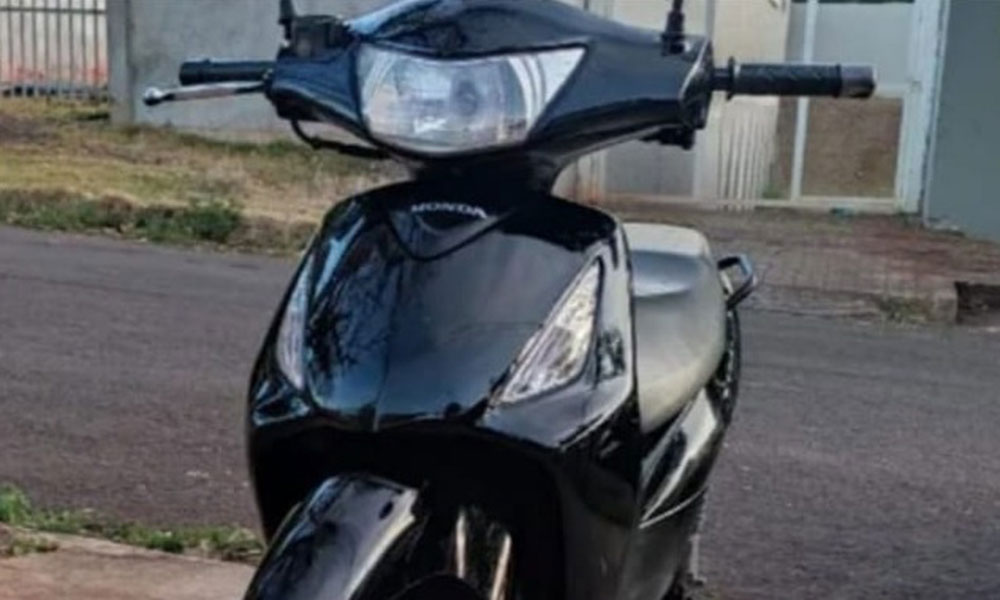 PM apreende moto adulterada em Licínio de Almeida