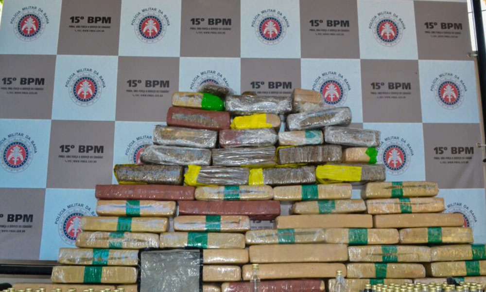 Polícia ultrapassa a marca de 4 toneladas de drogas apreendidas em 2024 na Bahia