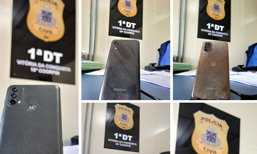 Polícia Civil recupera sete celulares em Vitória da Conquista