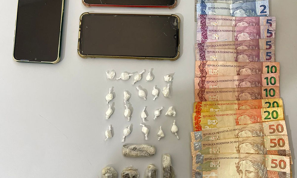 Suspeito é detido com drogas em Livramento de Nossa Senhora