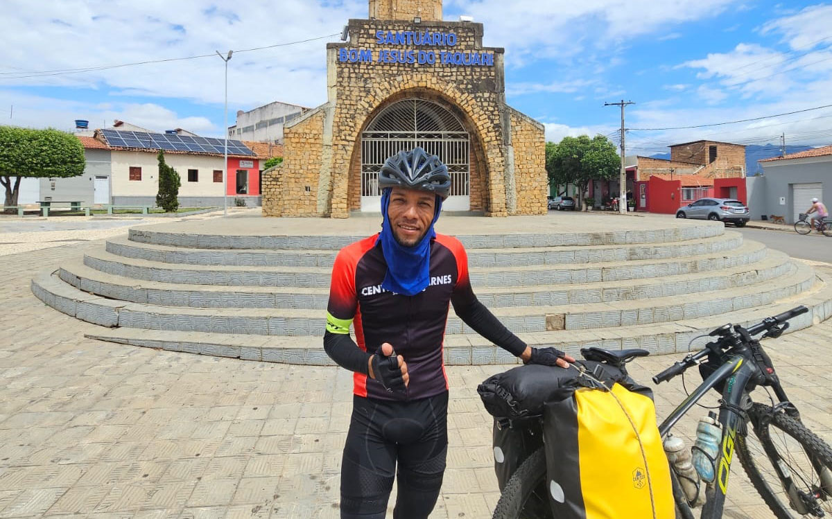 Ciclista Livramentense realiza cicloviagem de 1.900 km da cidade natal ao sul da Bahia em 27 dias
