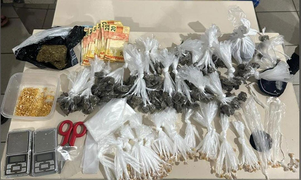Após perseguição, PM apreende drogas com três suspeitos em Vitória da Conquista