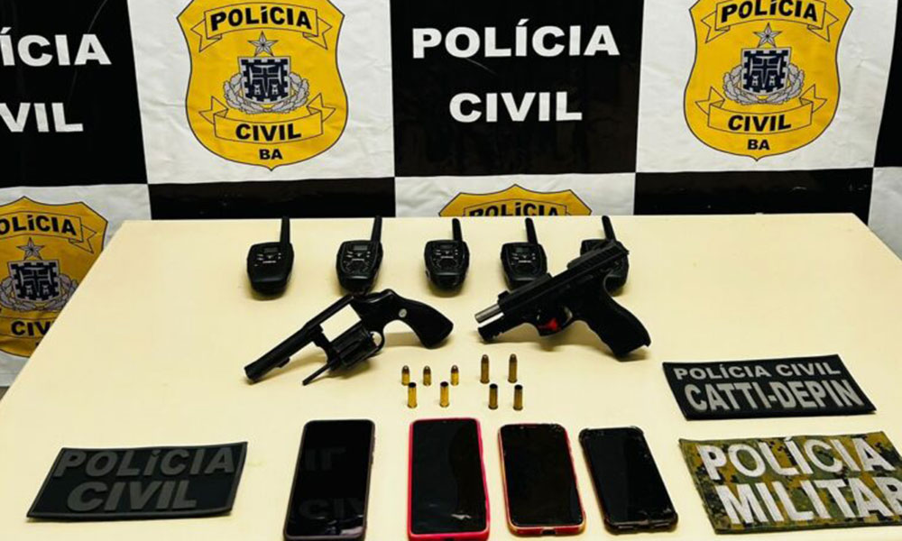 Ação conjunta entre PM e PC localiza trio acusado de homicídio 24h após o crime em Jequié