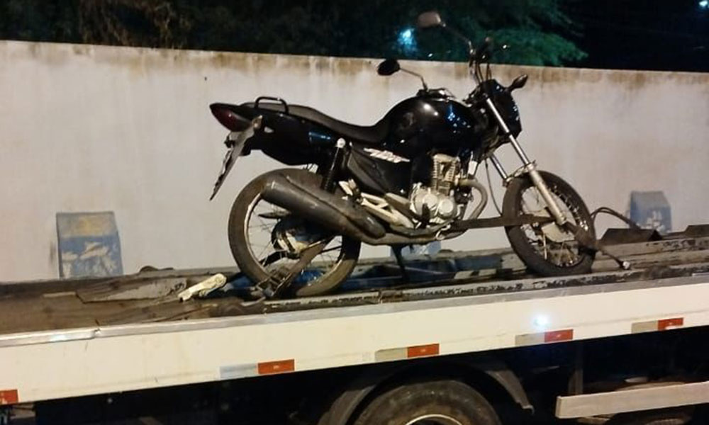 Motocicleta com mandado de busca e apreensão é localizada pela PM em Brumado