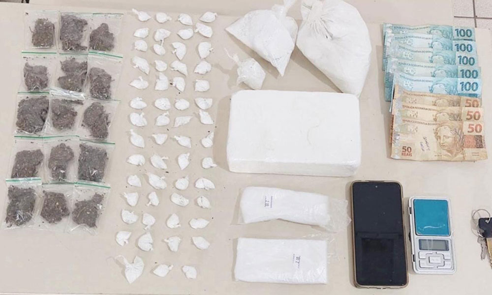Suspeito de tráfico é preso pela PM em Vitória da Conquista