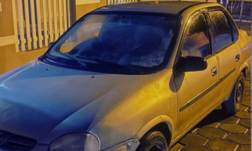 Poucas horas após ser roubado, veículo é recuperado pela PM em Caculé