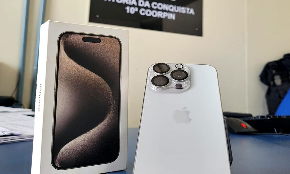 Polícia Civil recupera celular de quase R$ 10 mil e indicia cinco pessoas por receptação em Vitória da Conquista