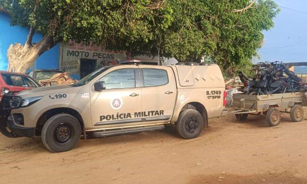 Três motocicletas são recuperadas pela PM em Sebastião Laranjeiras