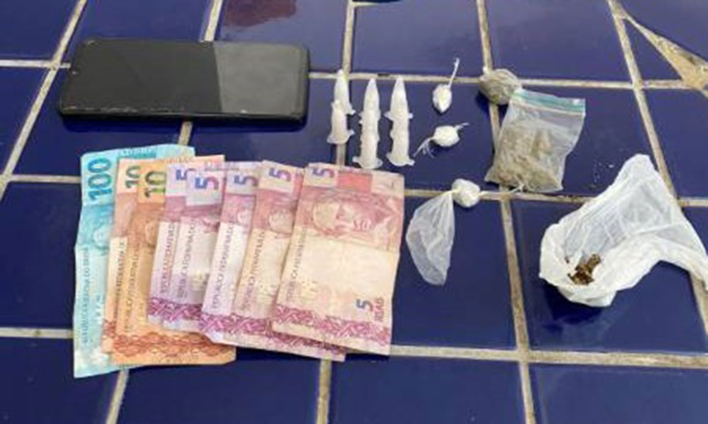 Suspeito de tráfico de drogas é detido pela PM em Brumado