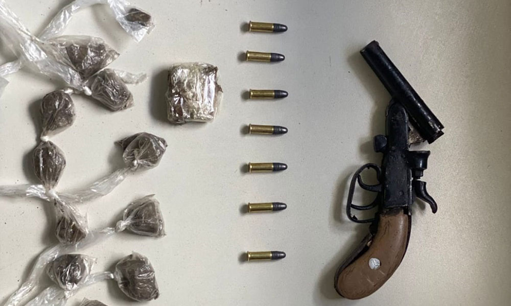 CIPRv apreende drogas e arma de fogo na entre Candiba e Sebastião Laranjeiras