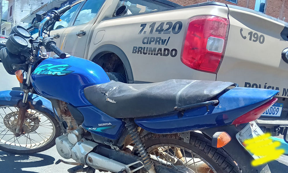 CIPRv recupera veículo com restrição de roubo em Tanhaçu