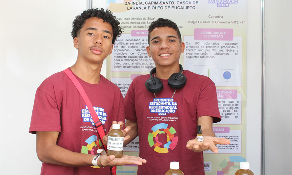 Estudantes de Correntina criam repelente natural para combater Aedes aegypti