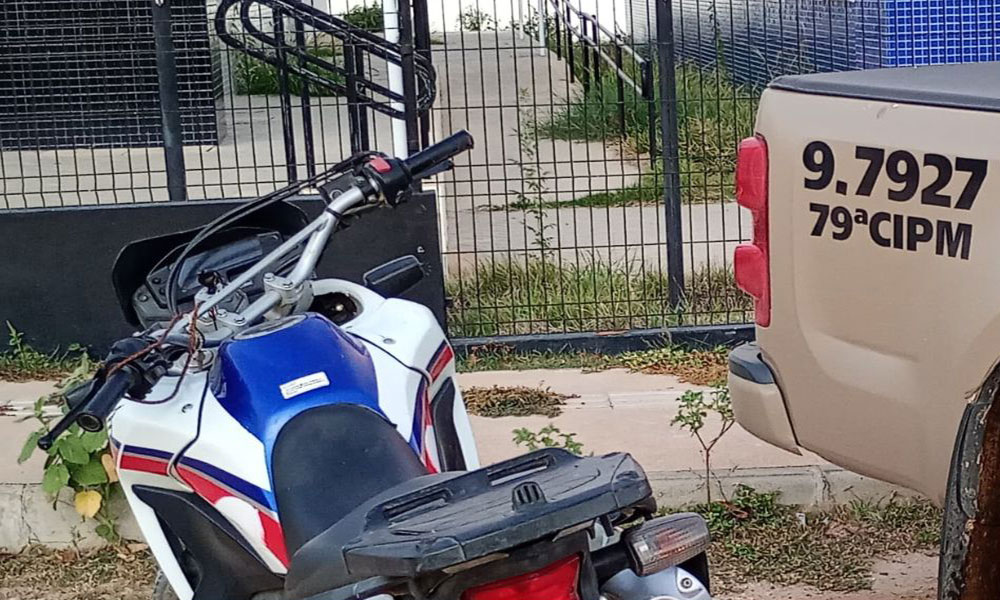79ª CIPM recupera motocicleta roubada em Caetanos