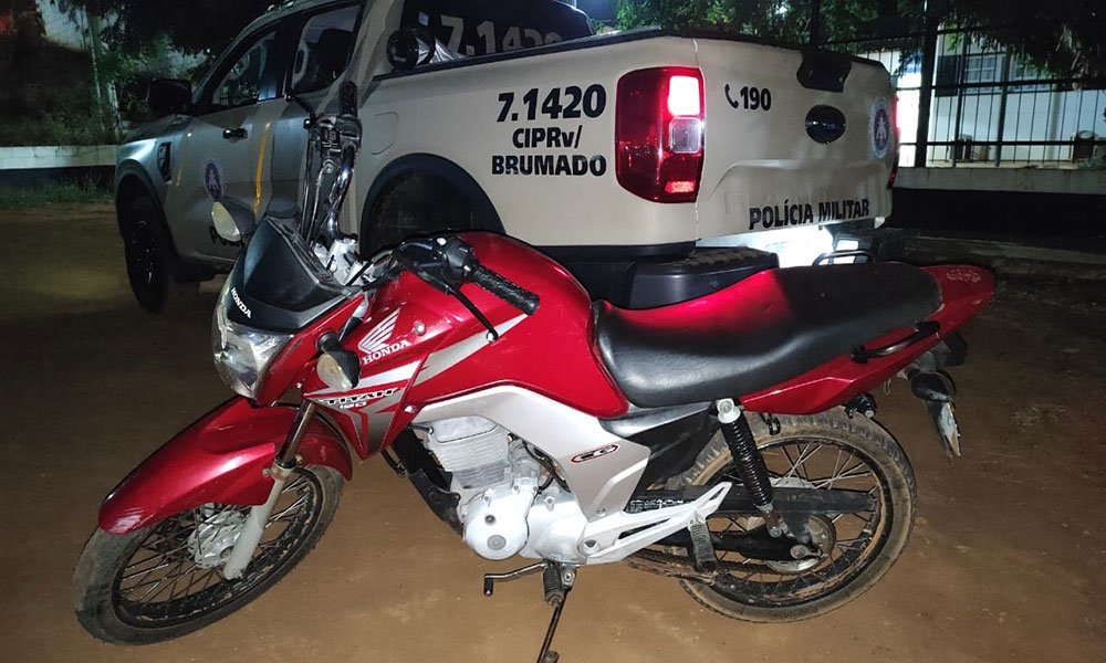 Motocicleta roubada é recuperava pela CIPRv em Ibiassucê
